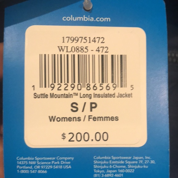 Columbia Women's Suttle Mountain Long Insulated Jacket Size Small - Picture 6 of 7